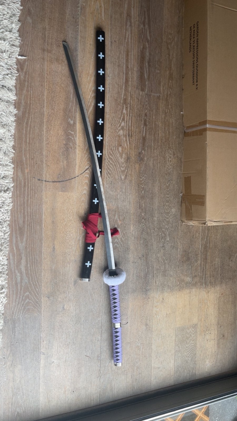 Law namaak katana 130 cm, Ophalen of Verzenden, Zo goed als nieuw