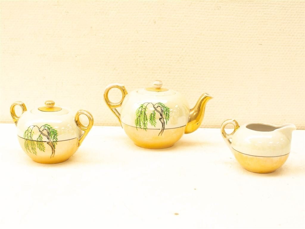 5 delig koffie servies 34032, Huis en Inrichting, Keuken | Servies, Gebruikt, Ophalen of Verzenden, Bord(en), Overige stijlen