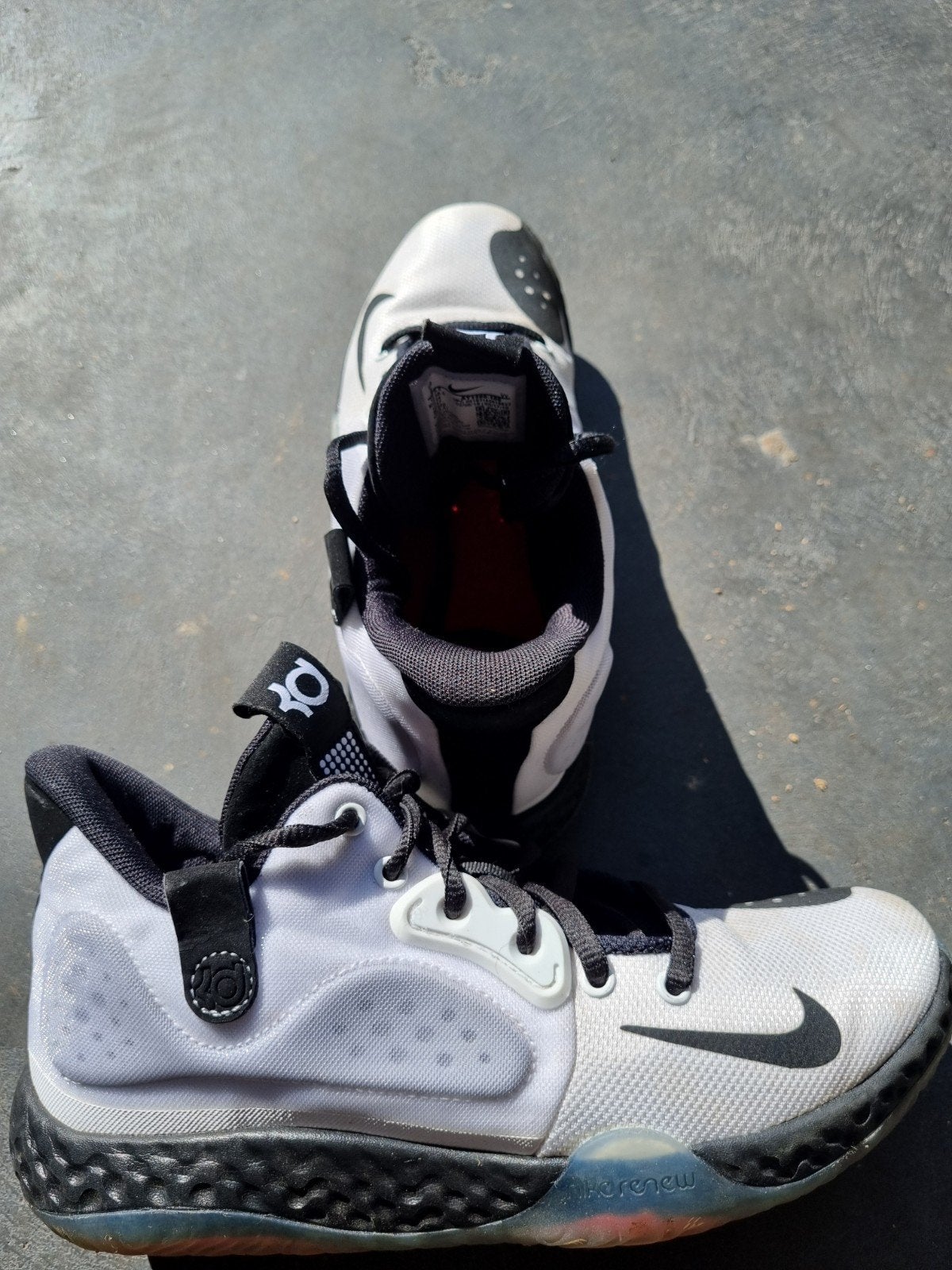 Nike KD Trey 5 VII basketbalschoenen - Maat 38.5, Wit, Nike, Ophalen of Verzenden, Sneakers of Gympen