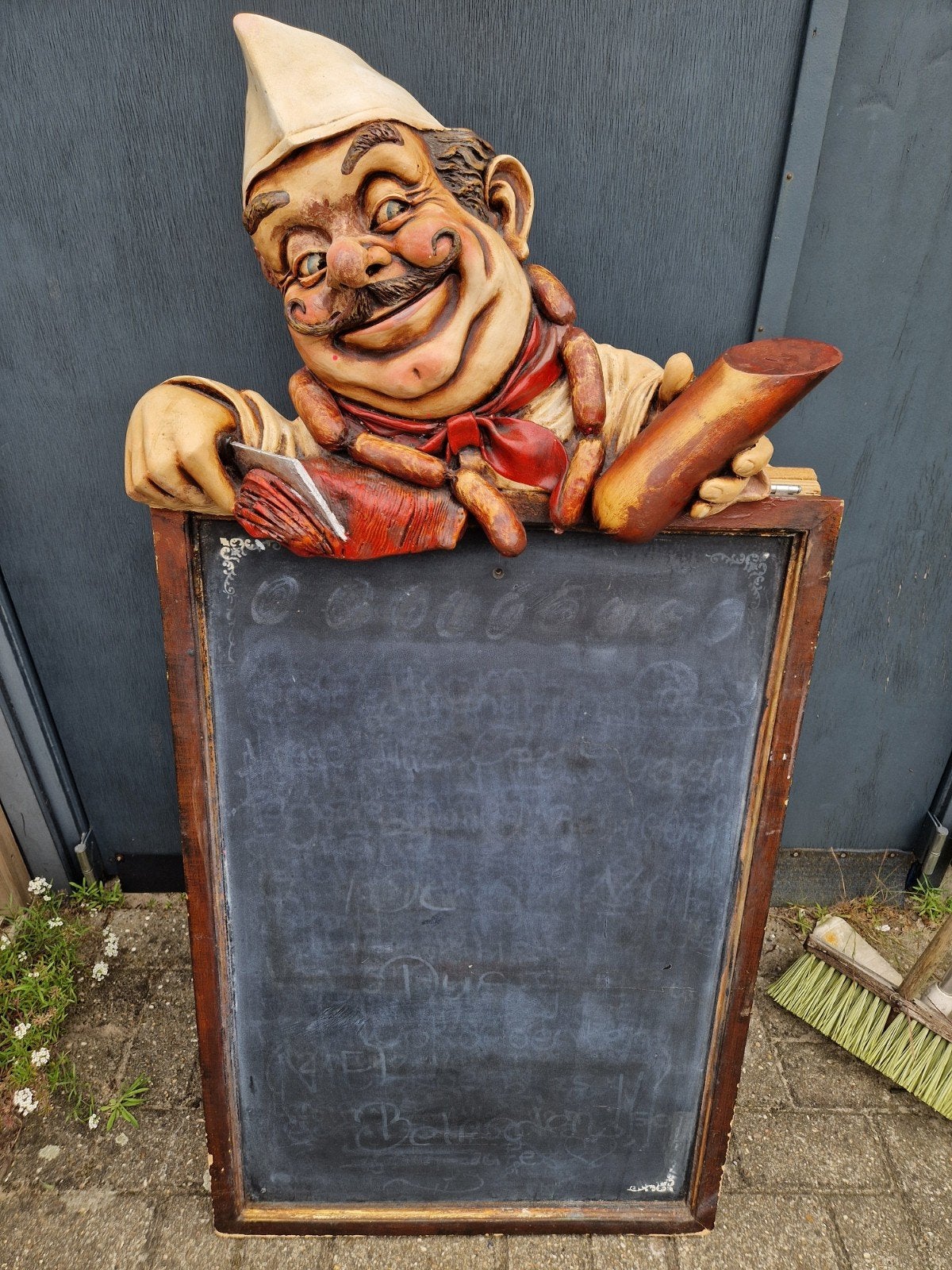 Krijtbord, Ophalen