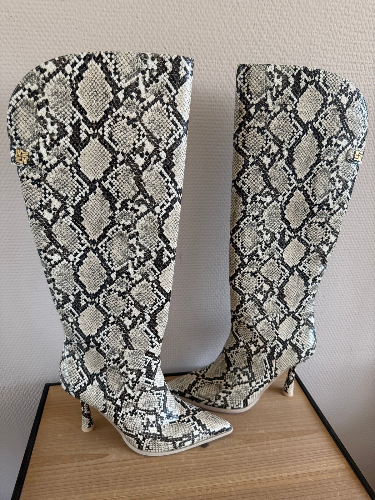 Nieuw! Josh V MARTHA Hoge Laarzen - Snake Print - Maat 36, Hoge laarzen, Overige kleuren, Nieuw, Ophalen of Verzenden