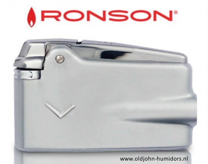 RONSON PREMIER VARAFLAME AANSTEKER CHROOM SATIJN-V  130003, Verzenden, Nieuw, Aansteker