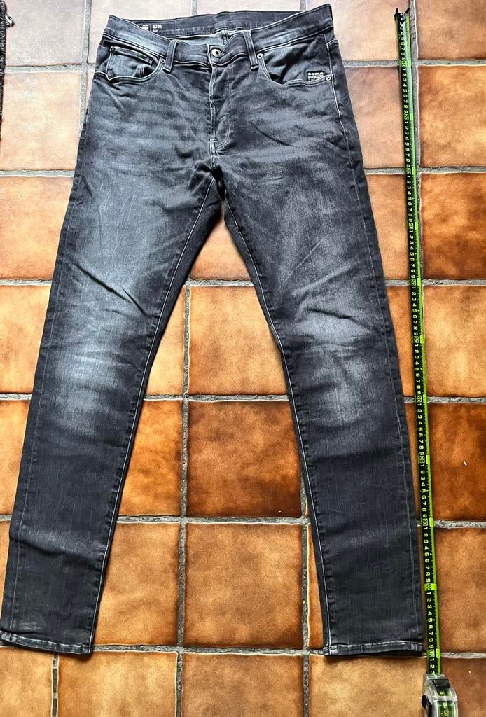 G star 3301 maat 32-34, Ophalen of Verzenden, Zo goed als nieuw, Zwart, W32 (confectie 46) of kleiner