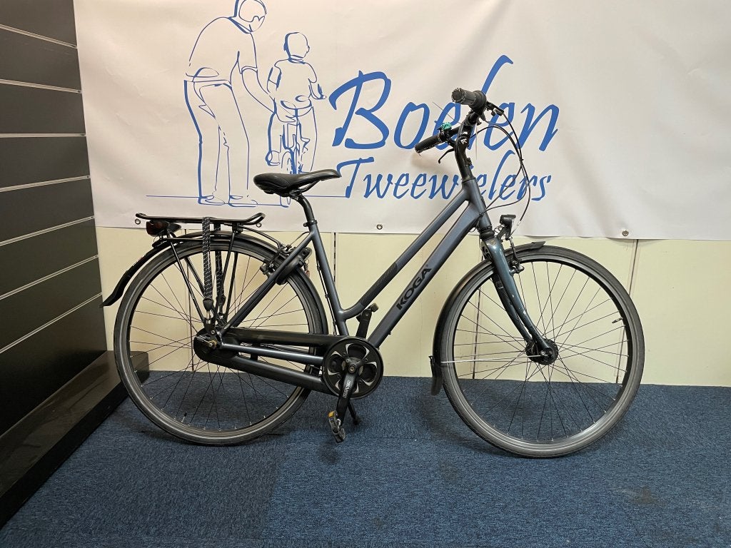 Koga Citylite 28/50cm 8v Damesfiets Donkerblauw ZGAN, Fietsen en Brommers, Velgrem, 47 tot 50 cm, Ophalen, Overige merken