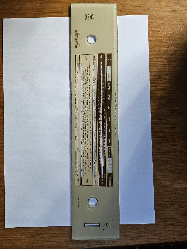Vintage Philips Radio Afstemschaal - Zeldzaam Onderdeel, Ophalen, Gebruikt, Overige typen