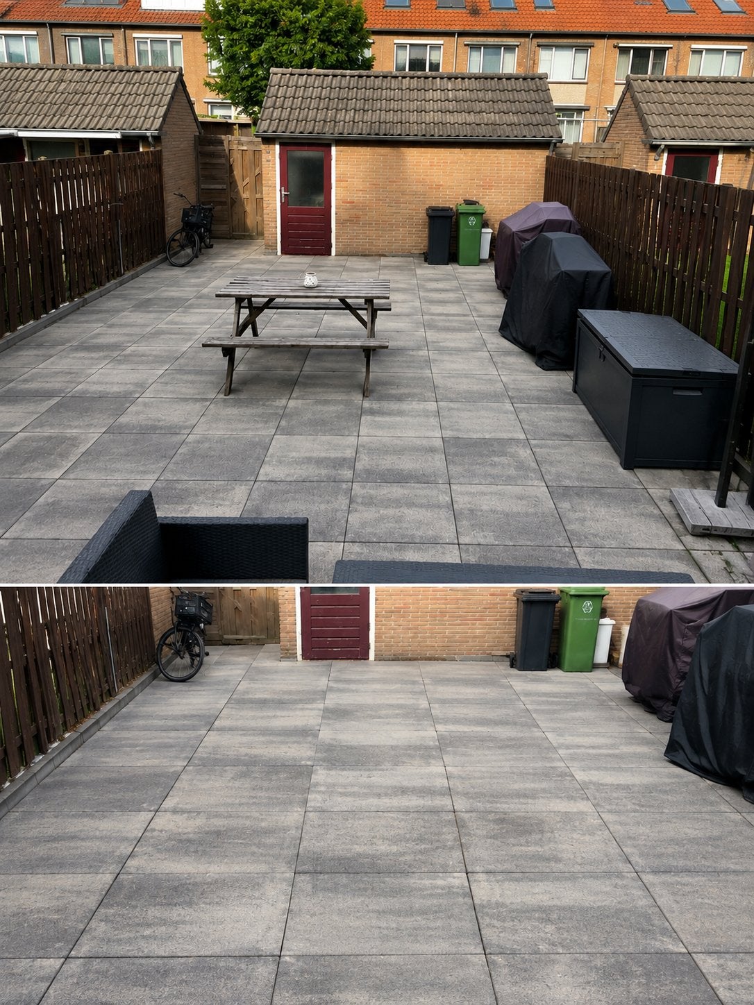 70 m² tuintegels 60x60 zelf uithalen, Tuin en Terras, Ophalen, Gebruikt, 10 m² of meer, Beton