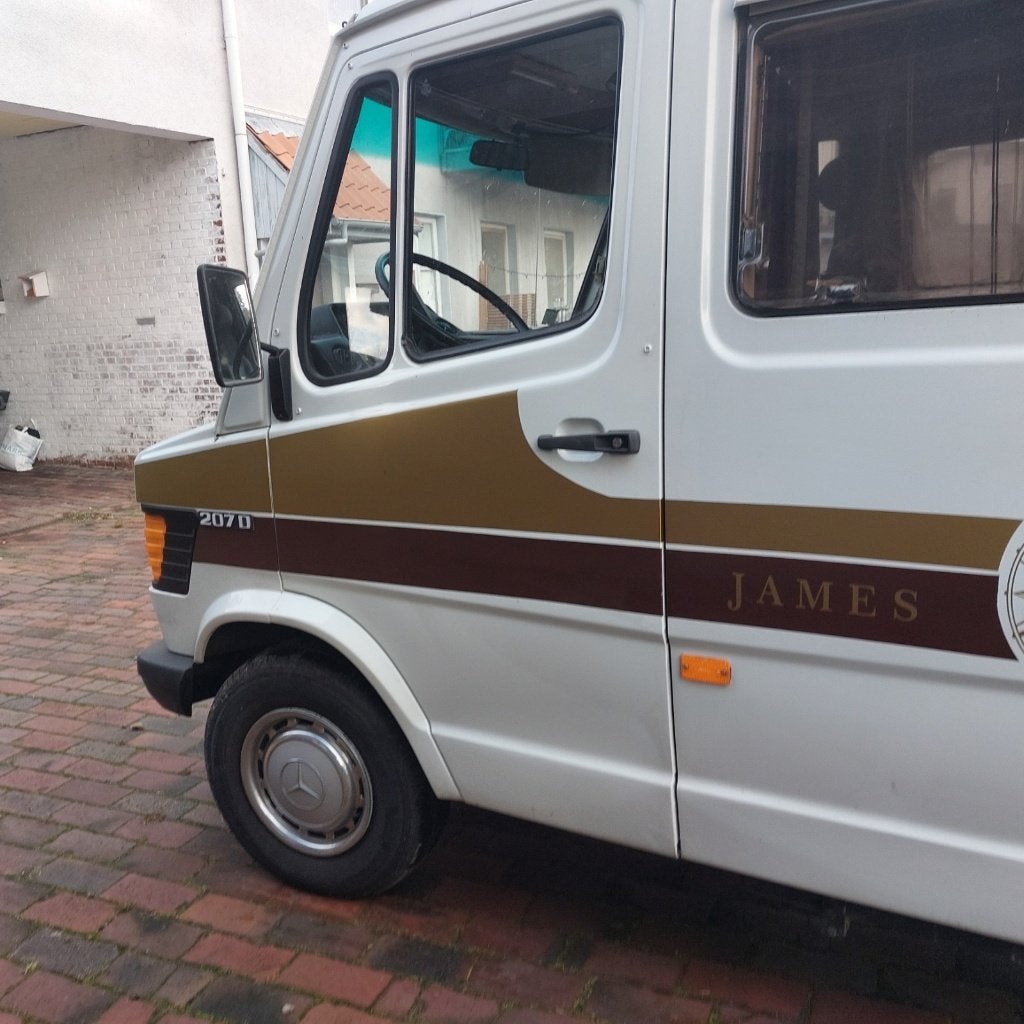 Oldtimer James Cook Camper, Caravans en Kamperen, Campers, Chemisch toilet, Tot en met 2, Mercedes-Benz, Particulier