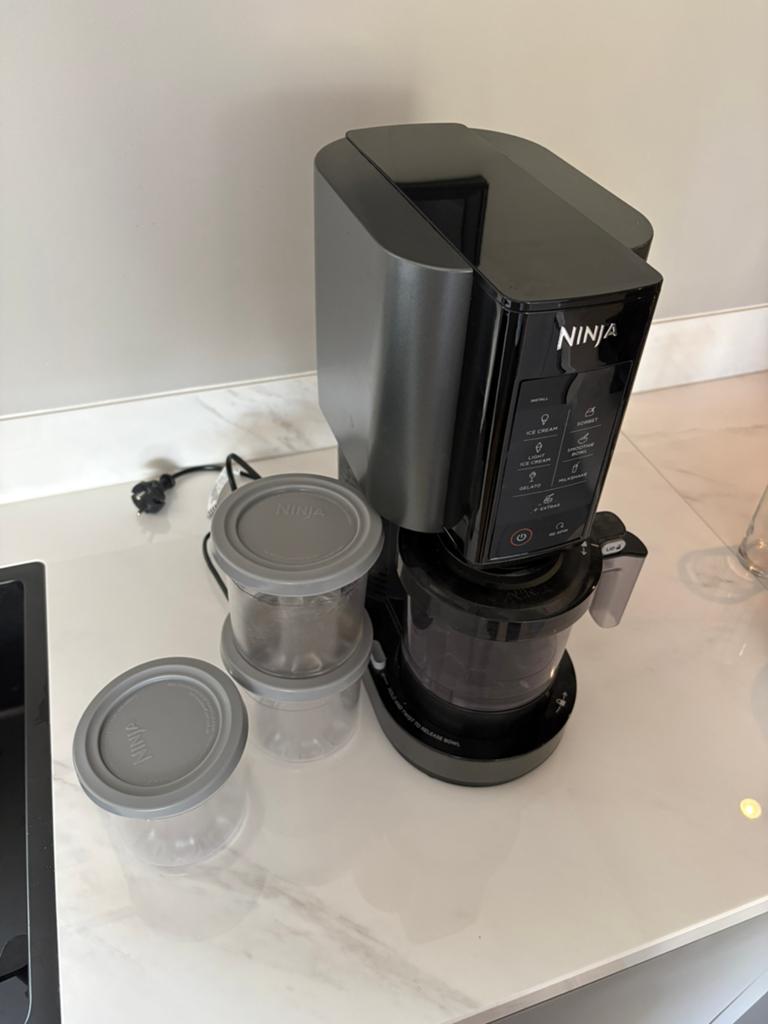 Ninja Creami IJsmachine met 3 bekers, Witgoed en Apparatuur, Keukenmixers, Minder dan 1 liter, Ophalen of Verzenden, Zo goed als nieuw