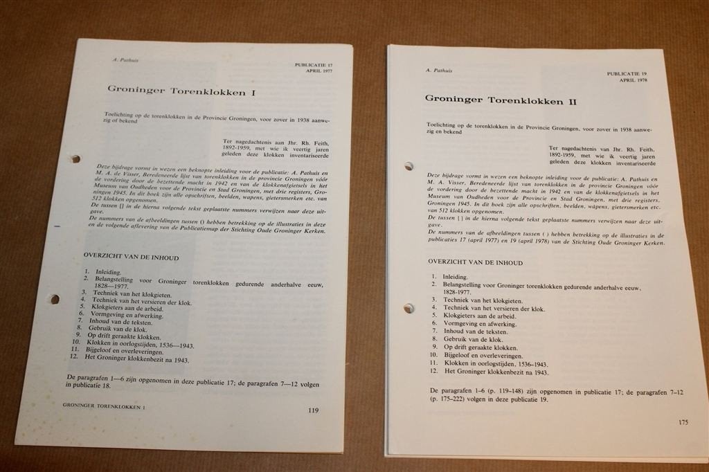 Groninger Torenklokken I & II — Groningen 1977-78, Ophalen of Verzenden, Gelezen