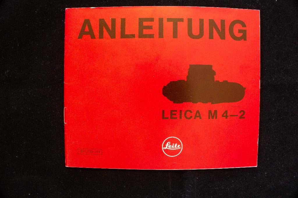 Handleiding Leica M4-2, Ophalen of Verzenden, Zo goed als nieuw