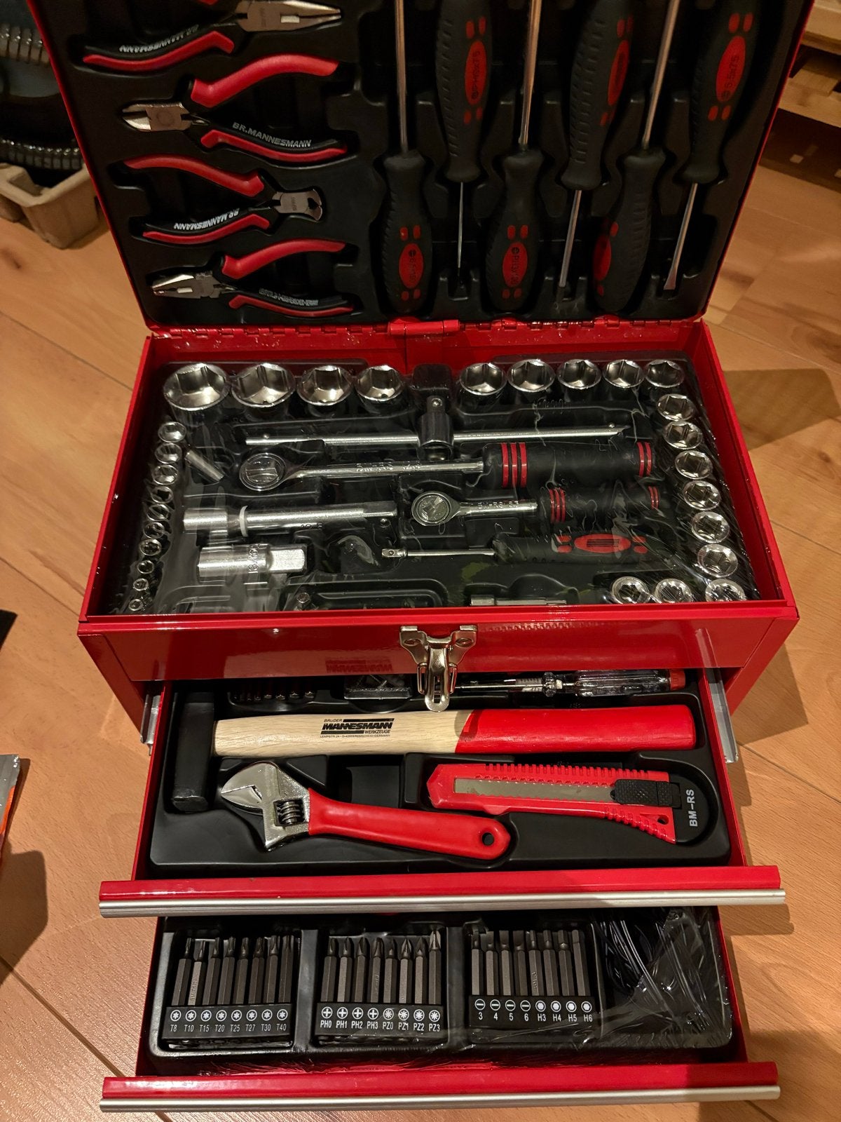 Brüder Mannesmann Gereedschapskoffer - Complete Set