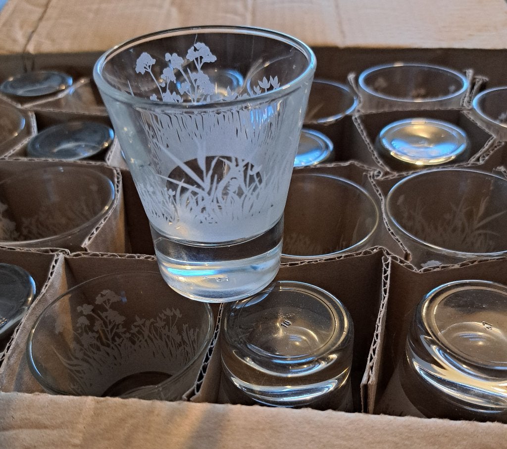 Italy Glazen nieuw, Verzamelen, Glas en Borrelglaasjes, Ophalen, Nieuw, Borrel- of Shotglas