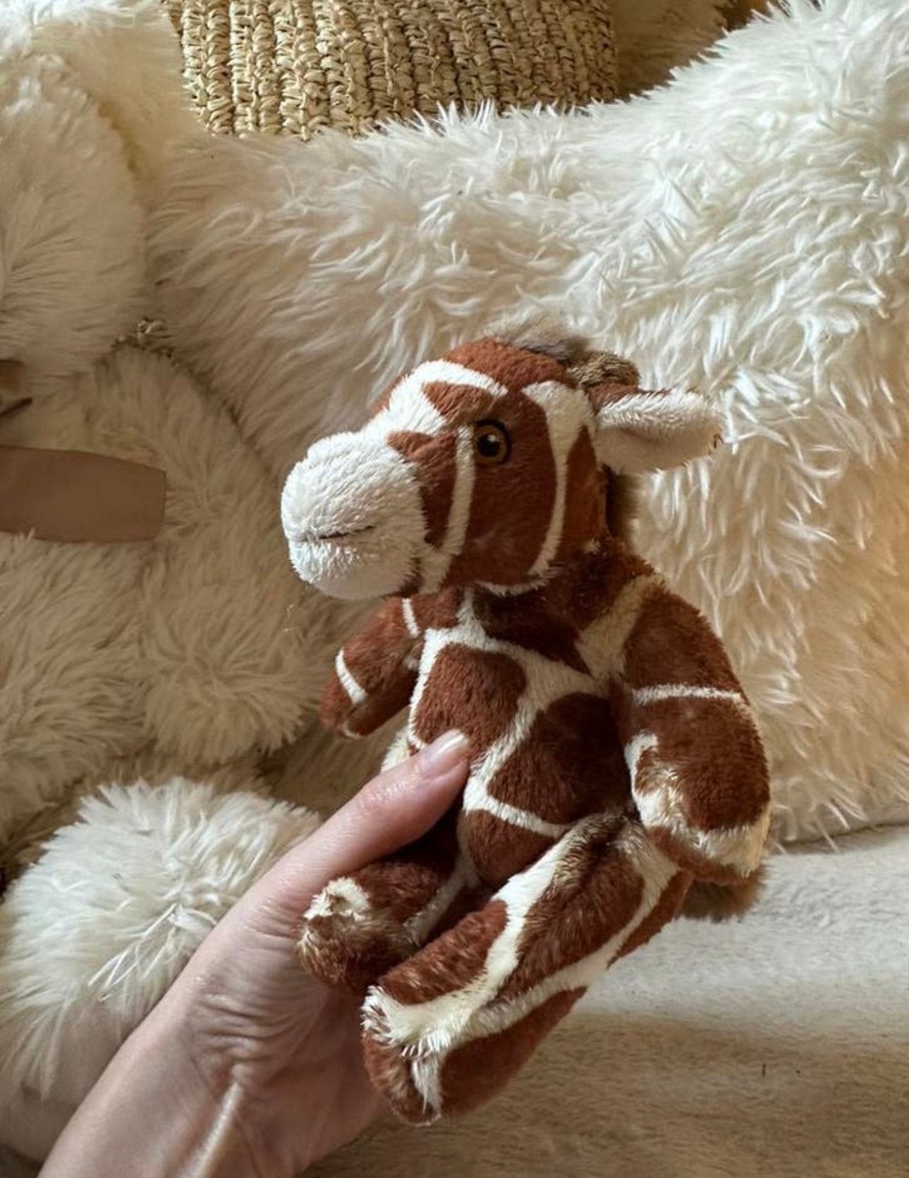Pluche giraf knuffel van Wereld Natuur Fonds - 15 cm, Kinderen en Baby's, Speelgoed | Knuffels en Pluche, Ophalen of Verzenden
