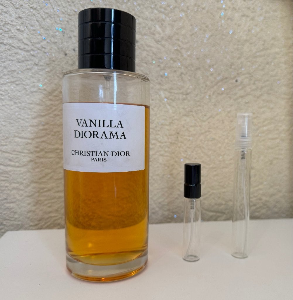 Vanilla Diorama Prive decant sample split parfum, Verzenden