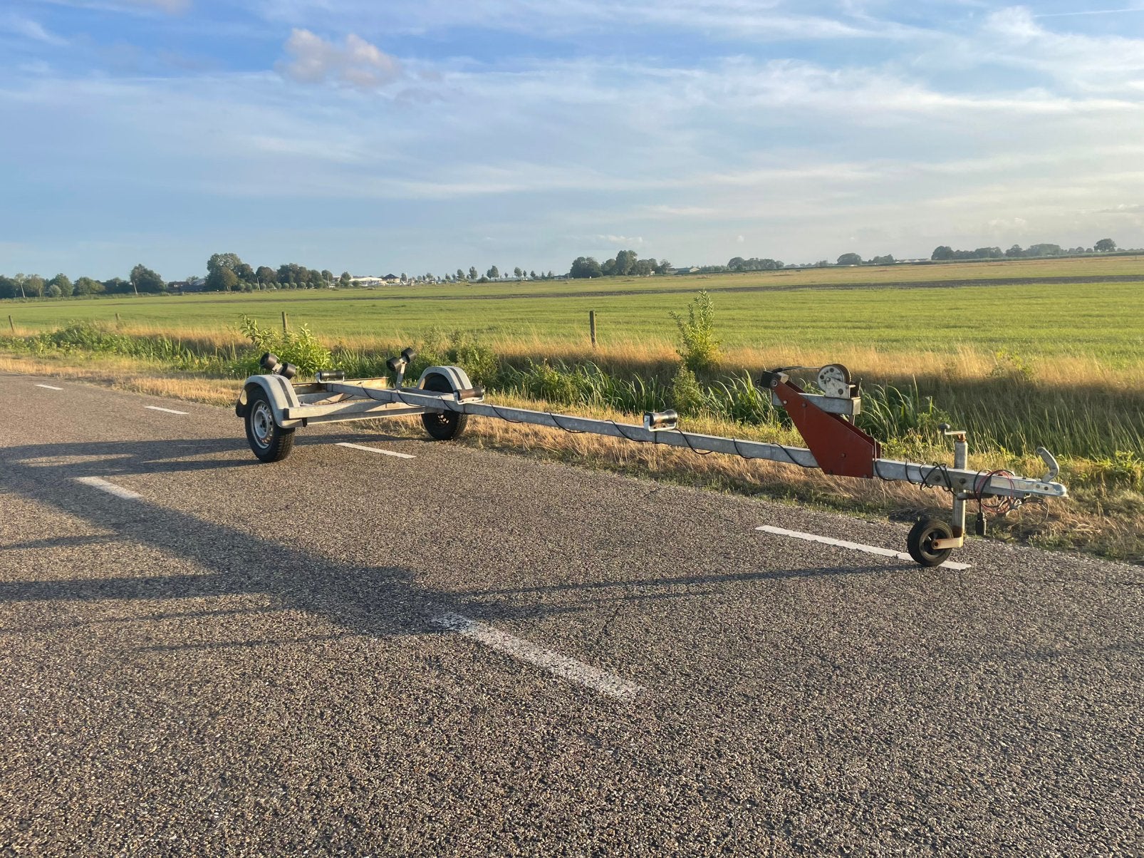 NETTE BOOTTRAILER!!!, Watersport en Boten, Ophalen, Zo goed als nieuw, Minder dan 6 meter, Overige typen