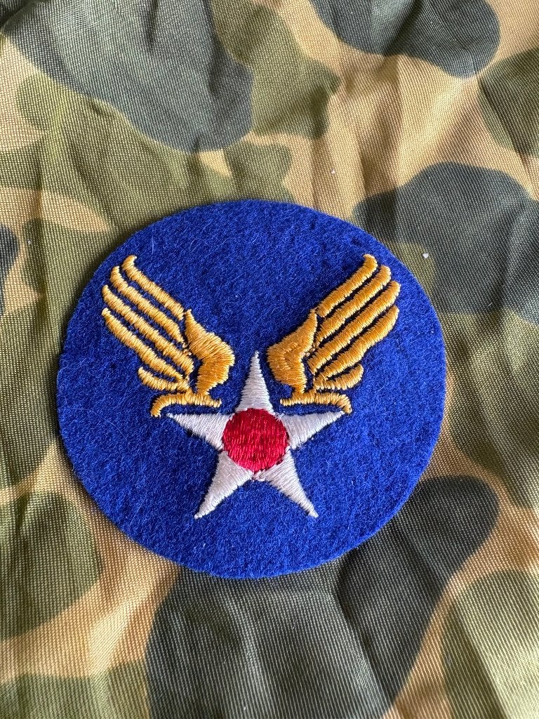 Tweede wereldoorlog US air force patch Felt (1), Ophalen of Verzenden, Luchtmacht, Amerika, Embleem of Badge
