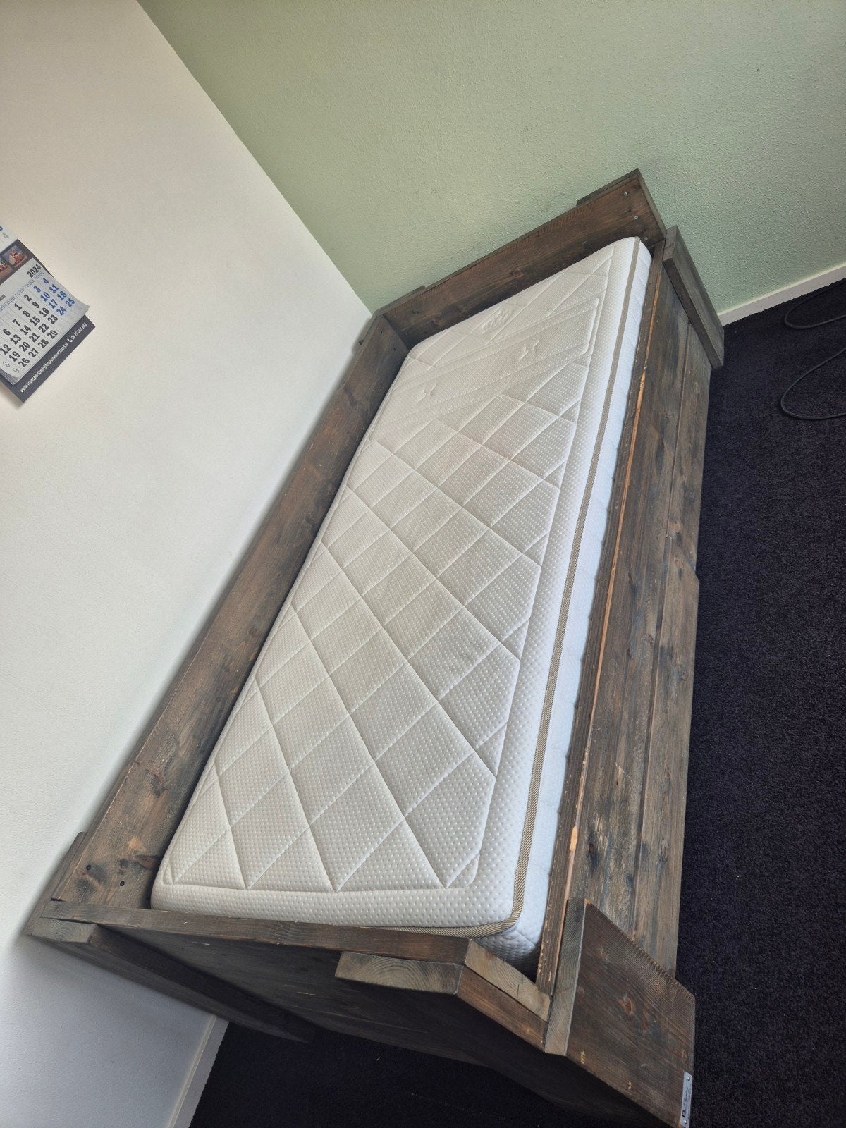bed incl auping matras 90x200, Ophalen, Gebruikt, 90 cm, Eenpersoons