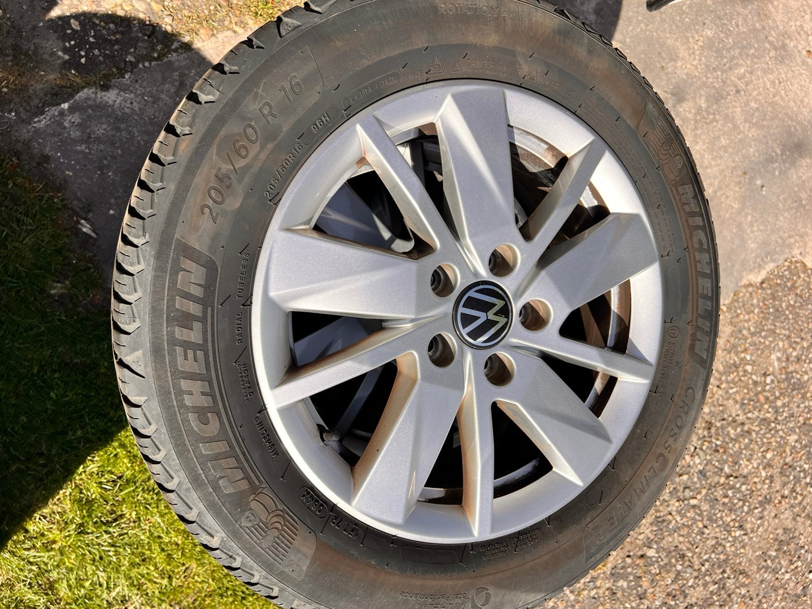VW caddy velgen typen Wenen met 205/60/16 zomer/all seasons, Ophalen, Gebruikt, 16 inch, Banden en Velgen