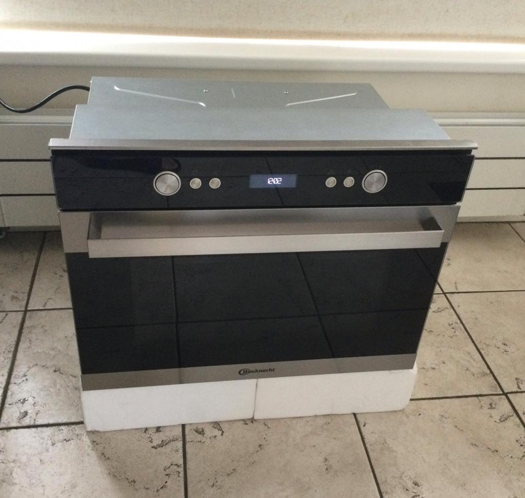 Bauknecht combi magnetron, Ophalen, Combimagnetron, Crisp, Zo goed als nieuw