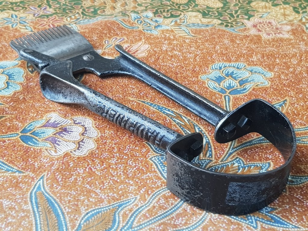 Mooie originele antieke trimschaar voor honden 23 cm., Ophalen of Verzenden