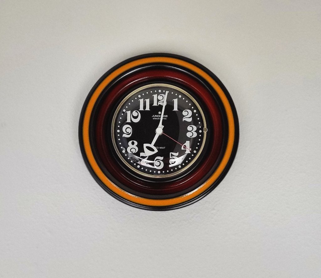 Vintage klok Junghans, Ophalen of Verzenden, Gebruikt, Wandklok