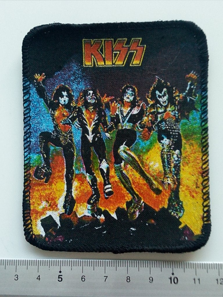 Kiss zeer zeldzame vintage 1976 Destroyer patch 98, Ophalen of Verzenden, Nieuw, Kleding