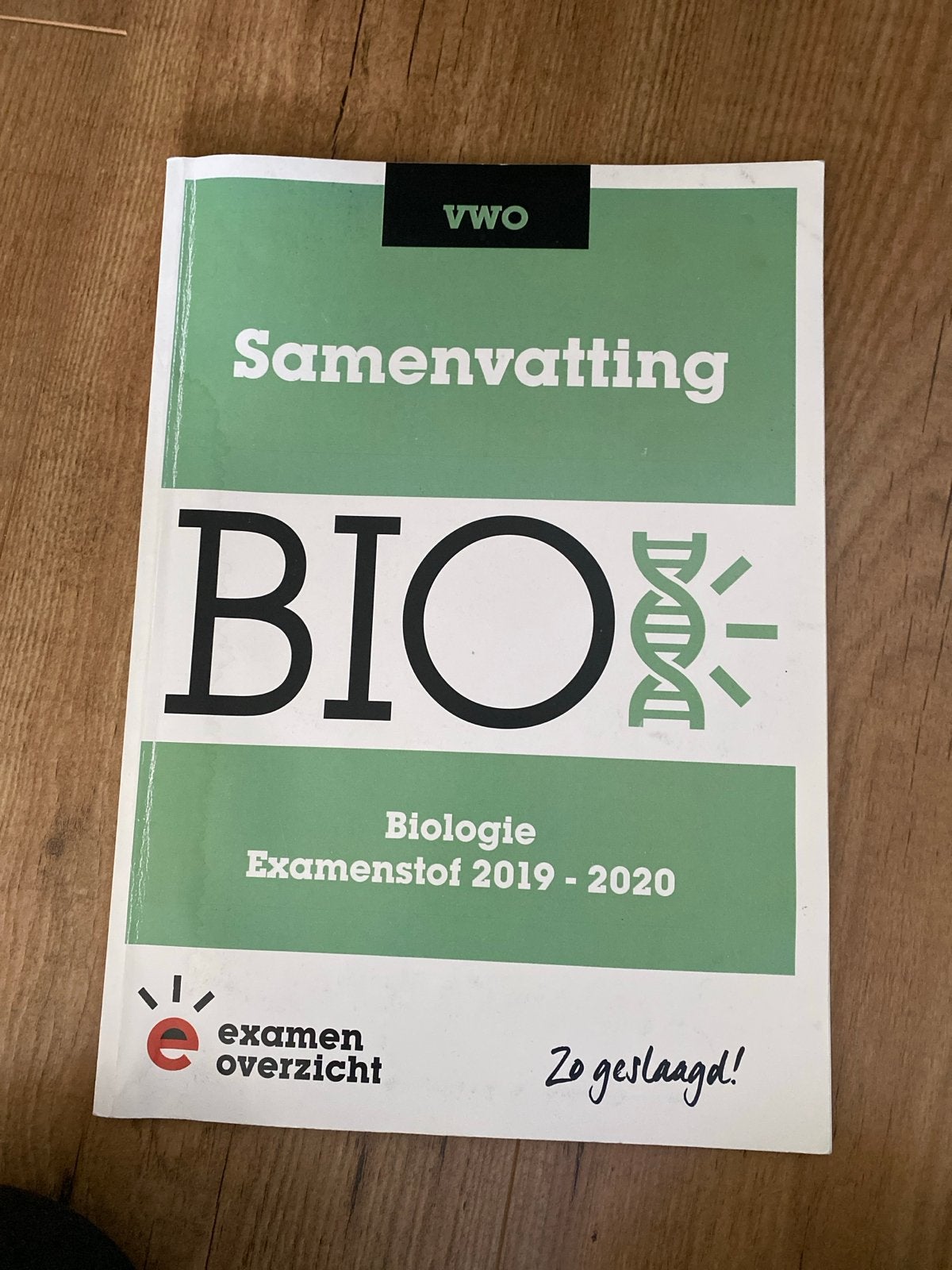 Samenvatting Biologie VWO Examenstof 2019-2020, Ophalen of Verzenden, Gelezen, VWO, Biologie
