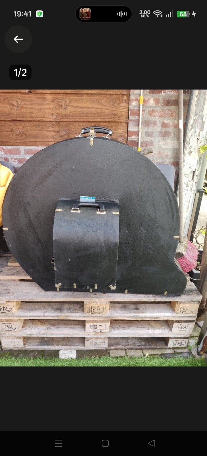 Sousafoon kist gratis op te halenl, Ophalen, Gebruikt, Overige instrumenten, Flightcase