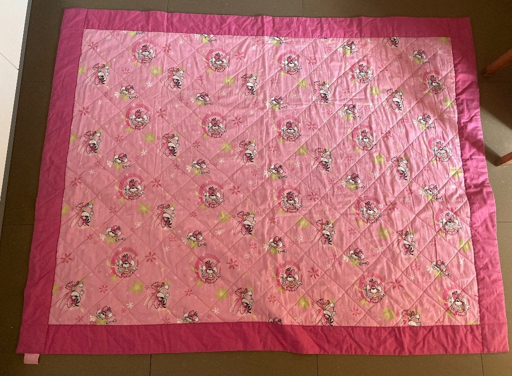 Diddlina roze deken - dekbed | 180 bij 140 cm | Depesche, Ophalen of Verzenden, Knuffel