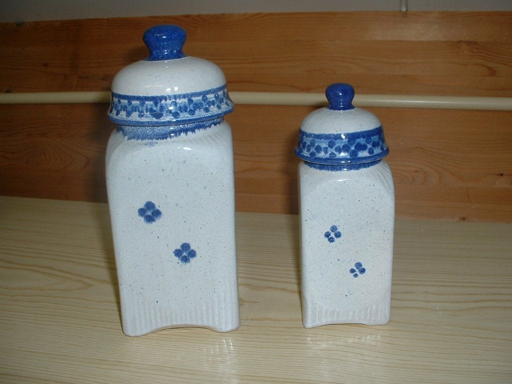 Voorraad potjes, Voorraadpot, Ophalen, Zo goed als nieuw, Steen/keramiek