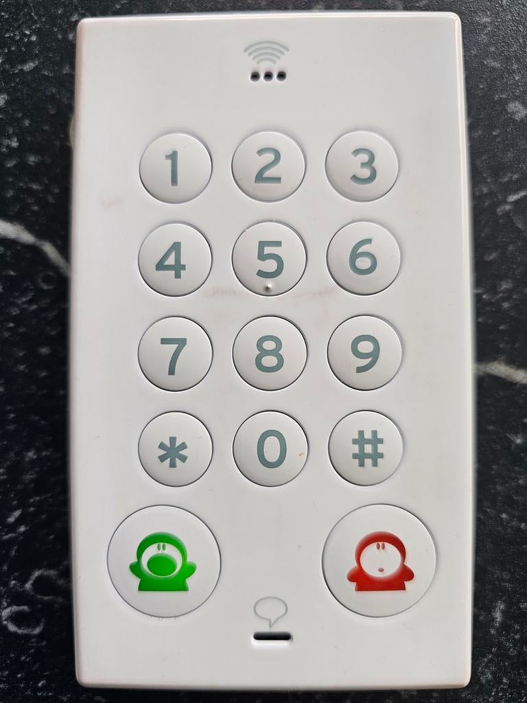 John's Phone Snow senioren telefoon, Telecommunicatie, Ophalen of Verzenden, Zwart, Overige systemen