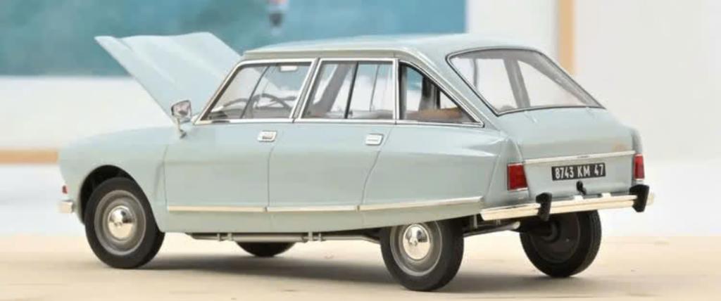 Citroen Ami 8 Club 1969 licht blauw 1/18 lim.ed NOREV 181669, Hobby en Vrije tijd, Modelauto's | 1:18, Verzenden, Nieuw, Auto