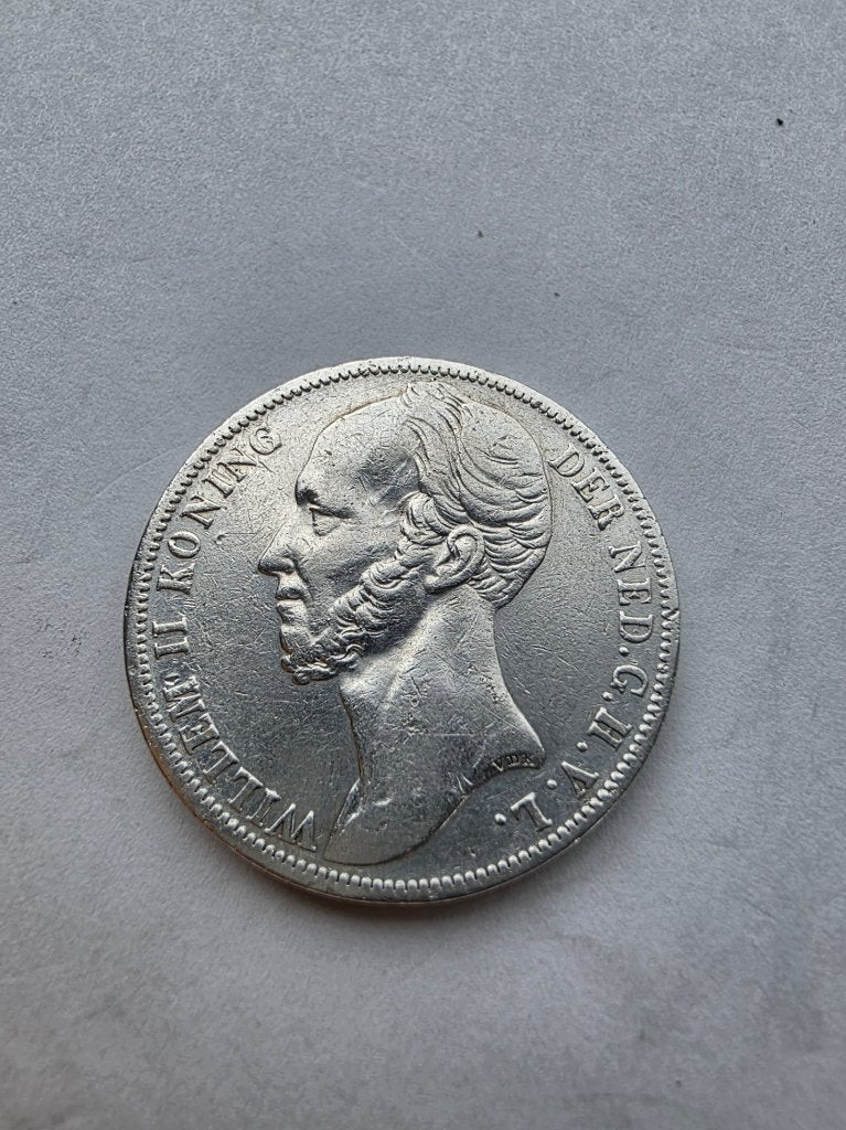 1 GULDEN 1844, 1 gulden, Zilver, Ophalen of Verzenden, Losse munt