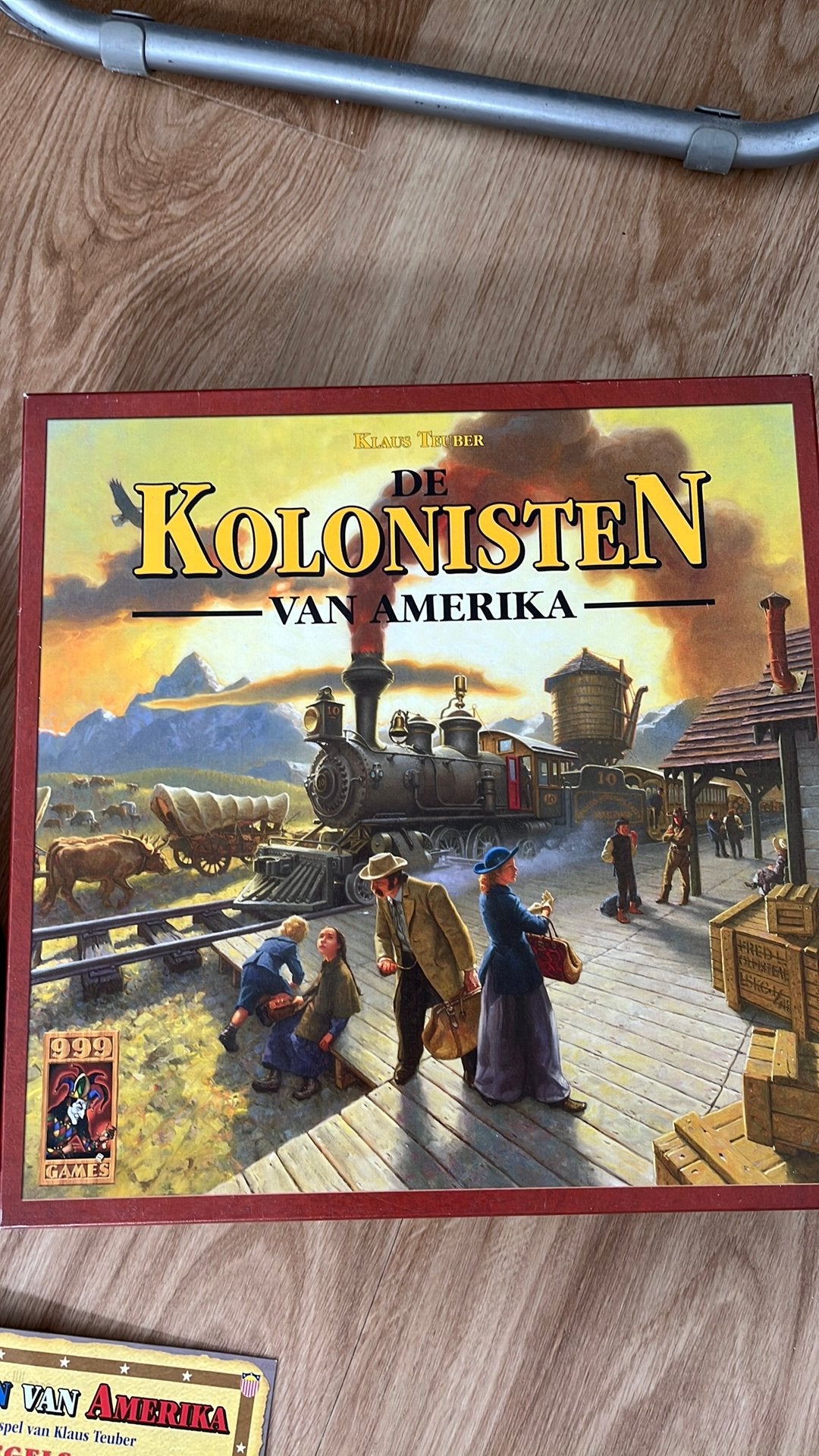 De Kolonisten van Amerika, Hobby en Vrije tijd, Gezelschapsspellen | Bordspellen, Drie of vier spelers, Ophalen of Verzenden, Nieuw
