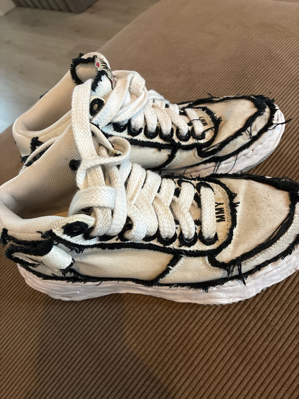 Maison mihara MMY Wayne Sneakers - Uniek Design Maat 44, Wit, Ophalen of Verzenden, Sneakers of Gympen, Zo goed als nieuw