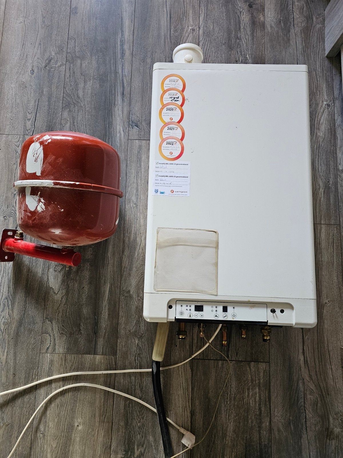 Intergas Kompakt HReco 36 CV-ketel met expansievat, Ophalen, Gebruikt, Hoog rendement (Hr), Cv-ketel of Combi-ketel