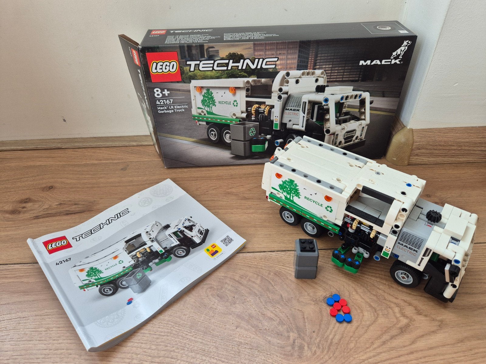 LEGO Technic Mack LR Electric Vuilniswagen 42167, Ophalen of Verzenden, Zo goed als nieuw, Overige merken