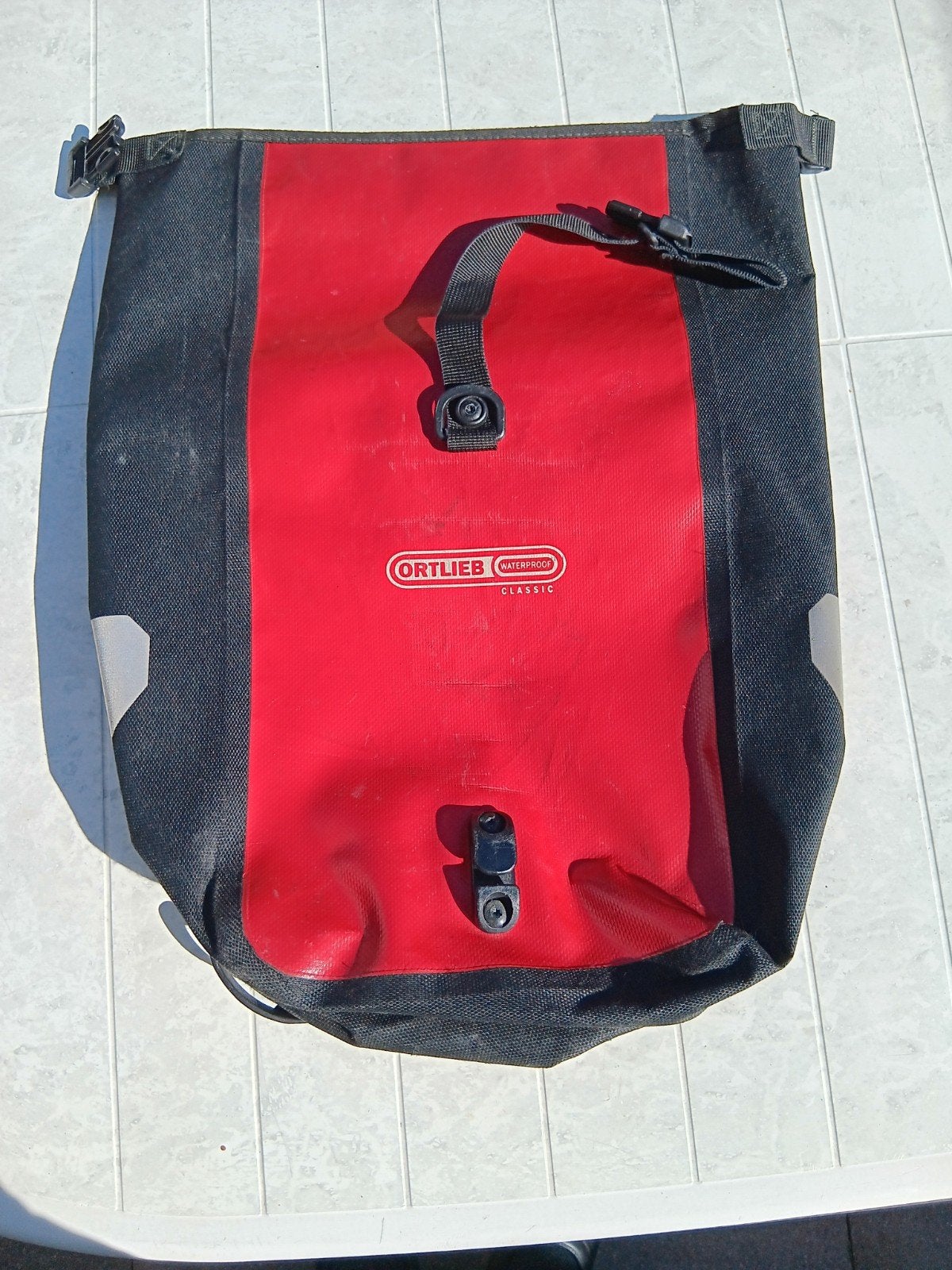 Ortlieb Classic Waterproof Fietstas - Rood/Zwart, Ophalen of Verzenden, Gebruikt, Ortlieb