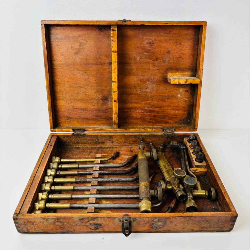 AB Gasaccumulator Zweedse oxy-acetyleen snij- en lasset 1930, Ophalen of Verzenden