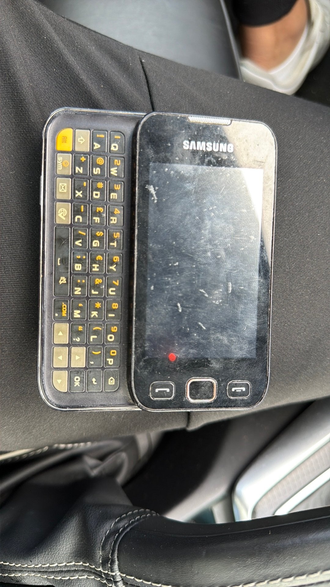 Samsung Wave 533 GT-S5330 met uitschuifbaar toetsenbord, Overige modellen, Zwart, Ophalen of Verzenden, Zo goed als nieuw
