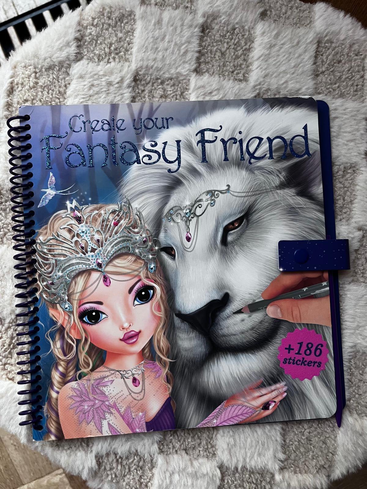 Fantasy stickerboek & kleurboek - Topmodel, Ophalen of Verzenden, Zo goed als nieuw, Boek of Gids