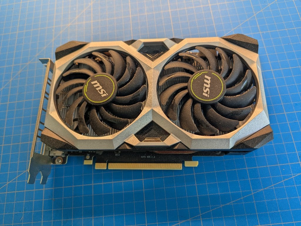 MSI GeForce GTX 1660 SUPER VENTUS XS OC 6G, Computers en Software, Videokaarten, PCI-Express 3, GDDR6, Ophalen of Verzenden, Zo goed als nieuw