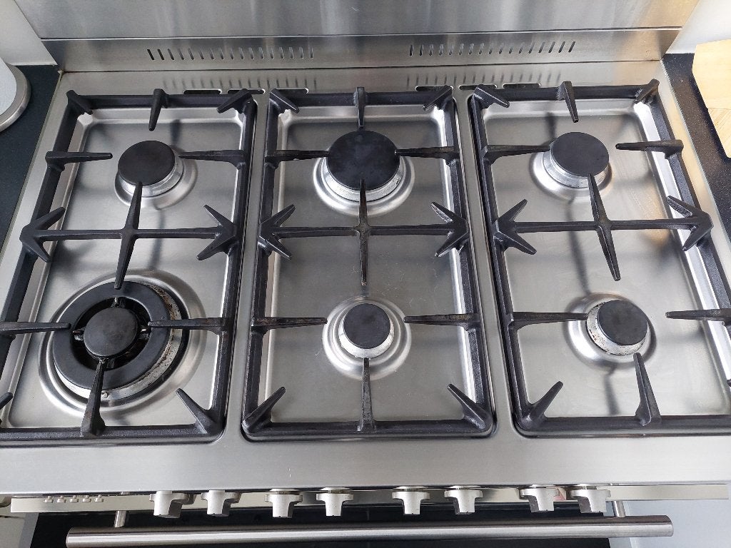 6 pits fornuis met XL oven, Ophalen, Gebruikt, 60 cm of meer, Gas