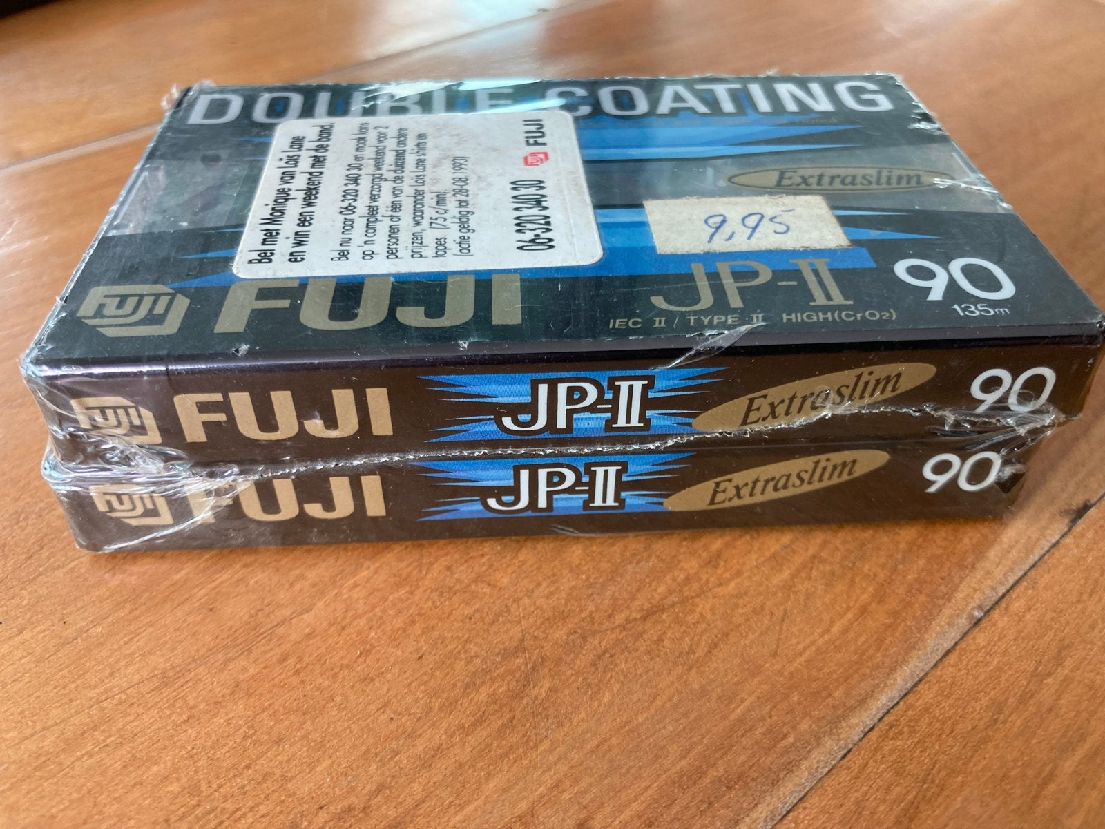Nieuwe Fuji JP-II 90 Cassettebandjes (2 stuks), 2 t/m 25 bandjes, Overige genres, Ophalen of Verzenden, Nieuw in verpakking