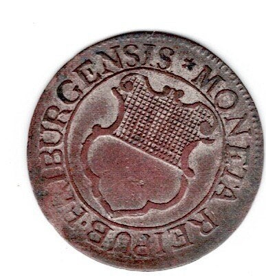 23-2019 Zwitserland, Freiburg 2 kreuzer 1788, Ophalen of Verzenden, Overige landen, Losse munt
