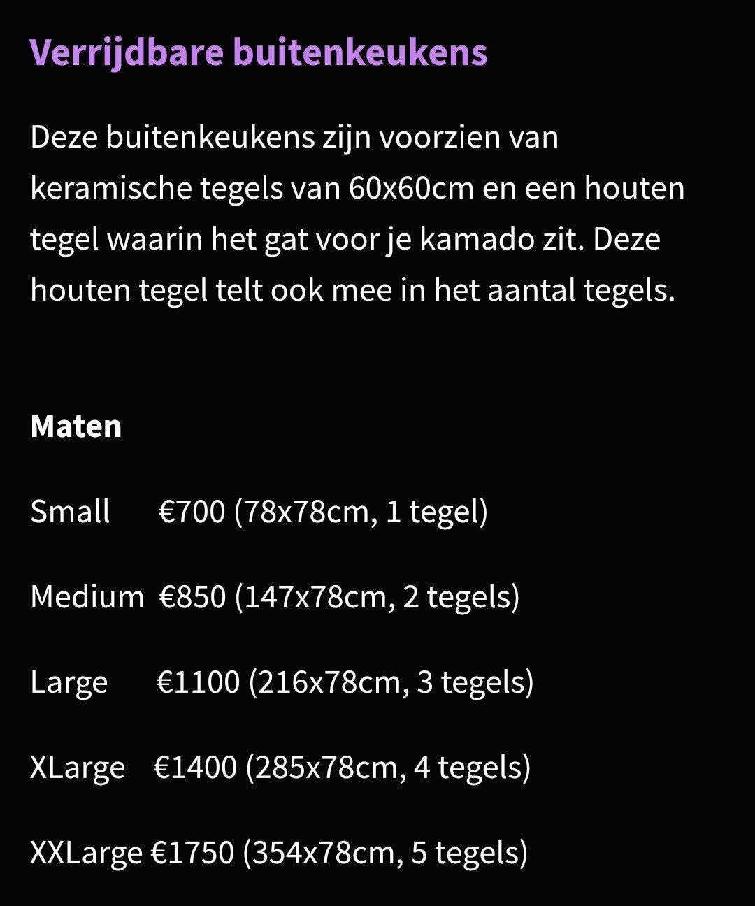 Buitenkeuken op wielen kamado grill steigerhout bbq meubel, Verzenden, Nieuw, Houtskool, Inbouw