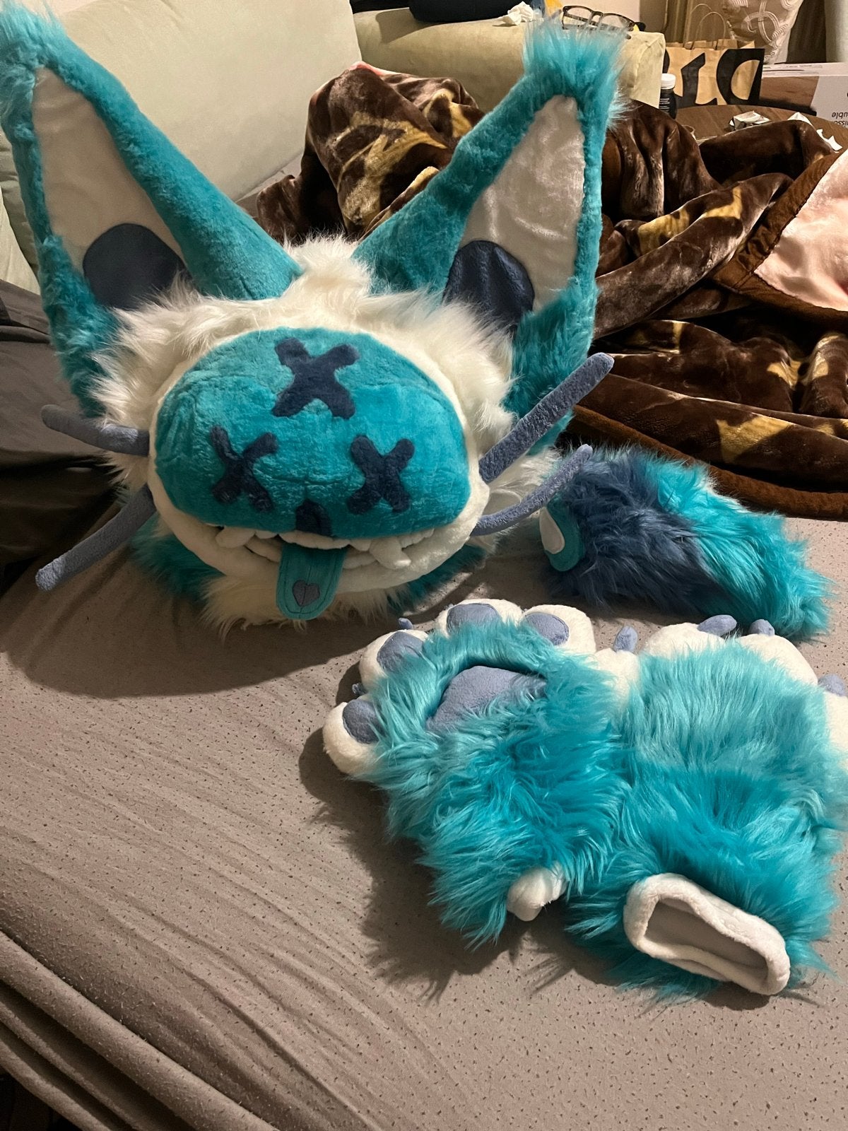 Fursuit Screetch partial, Ophalen of Verzenden, Zo goed als nieuw, Overige typen