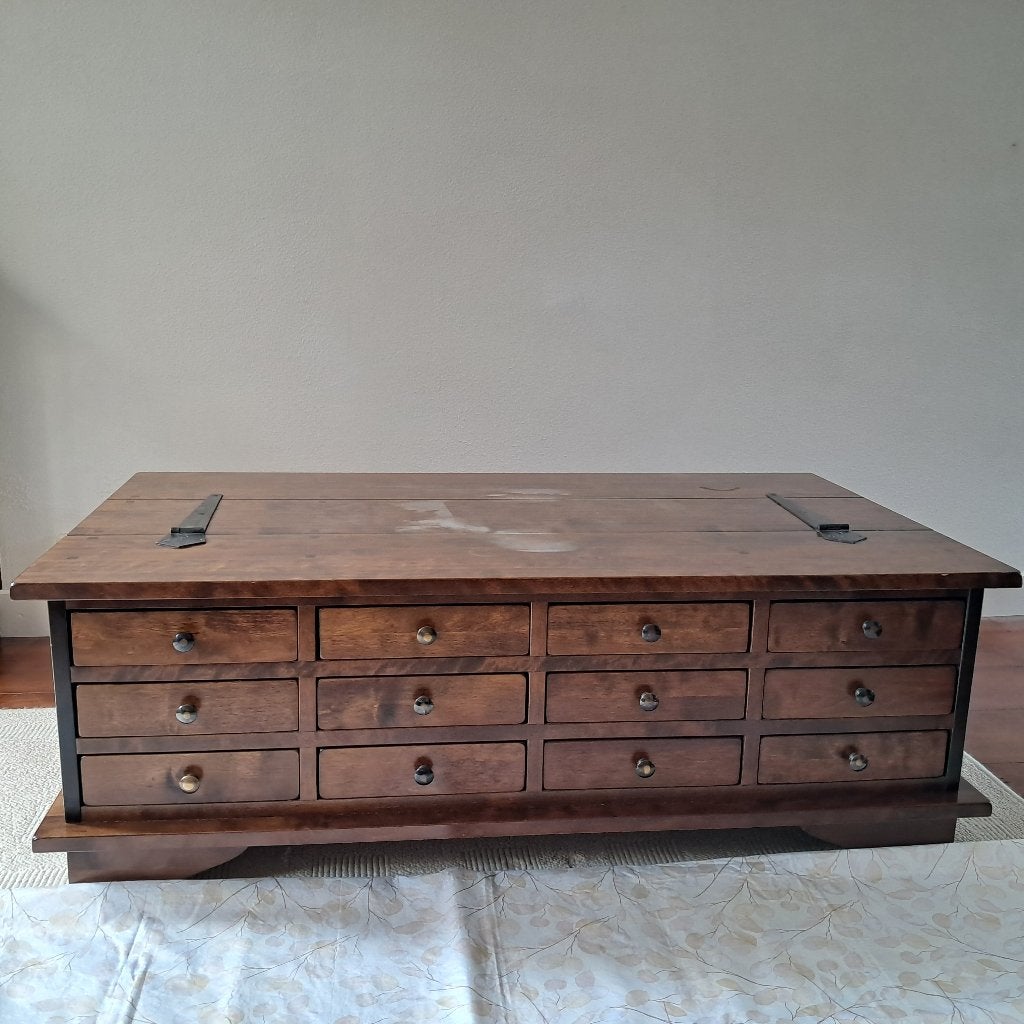 Laura Ashley salontafel / dekenkist, Ophalen, Gebruikt, Bruin, Eén