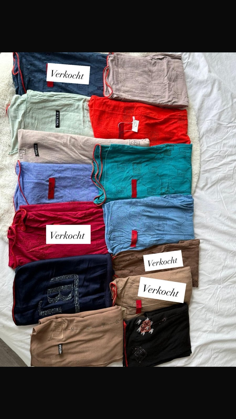 Diverse collectie sjaals in verschillende kleuren, Kleding | Dames, Ophalen of Verzenden, Zo goed als nieuw