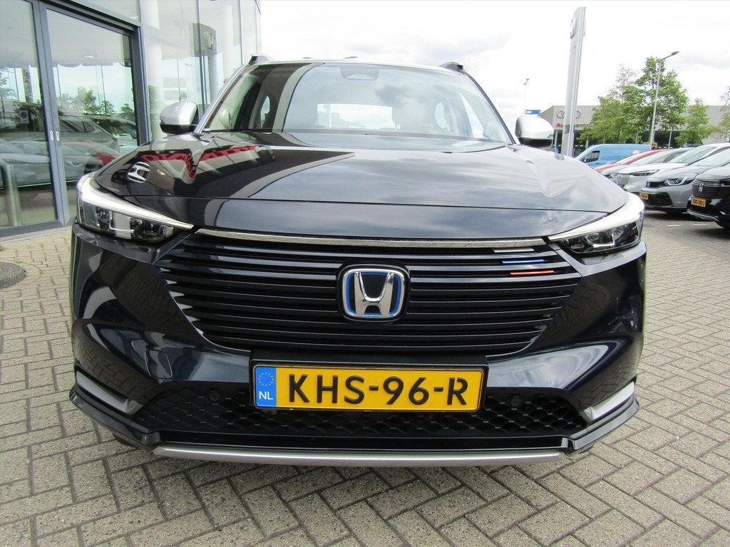 Honda HR-V 1.5 i-MMD 131pk CVT Advance Style, Auto's, Honda, Blauw, Leder en Stof, Bedrijf, 19 km/l